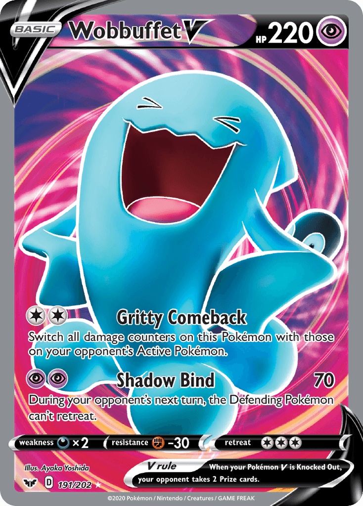 Wobbuffet V (191/202) [Sword & Shield: Base Set] - POKÉ JEUX