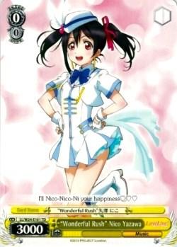 "Wonderful Rush" Nico Yazawa (LL/W24-E101 TD) [Love Live!] - POKÉ JEUX