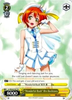 "Wonderful Rush" Rin Hoshizora (LL/W24-E107 TD) [Love Live!] - POKÉ JEUX