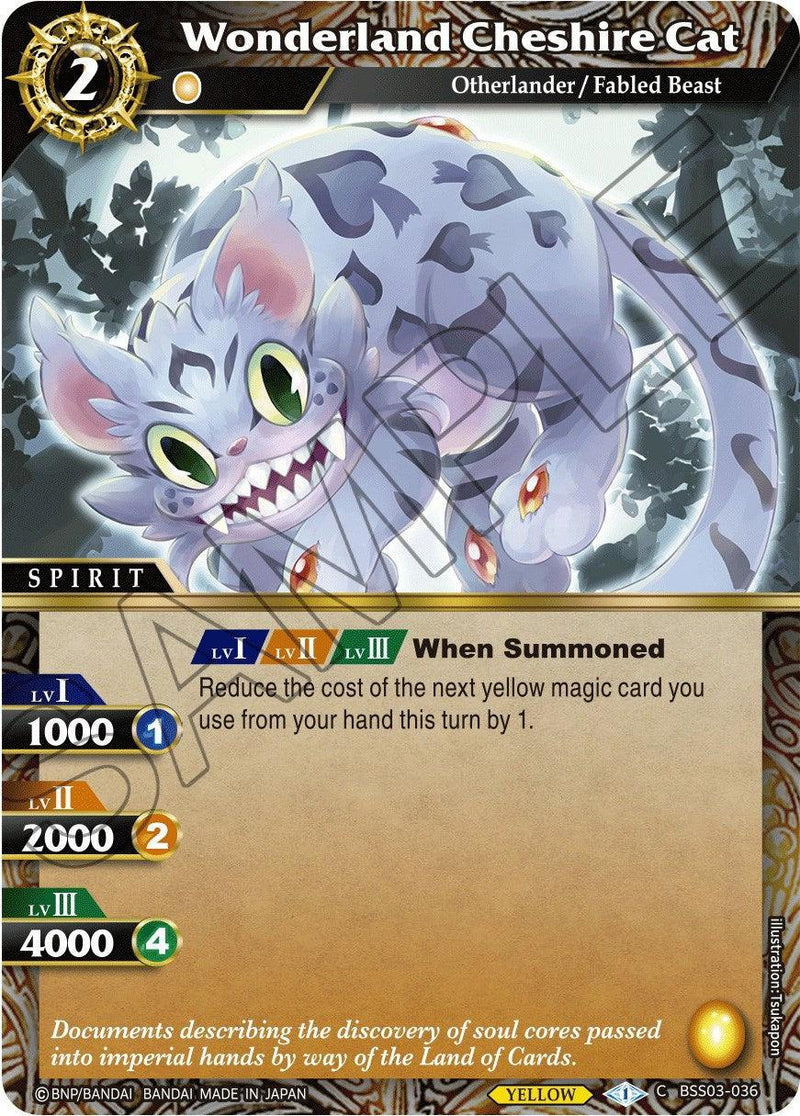 Wonderland Cheshire Cat (BSS03-036) [Aquatic Invaders] - POKÉ JEUX