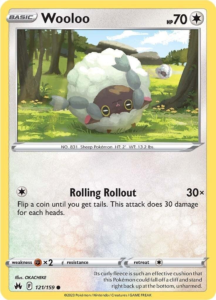 Wooloo (121/159) [Sword & Shield: Crown Zenith] - POKÉ JEUX