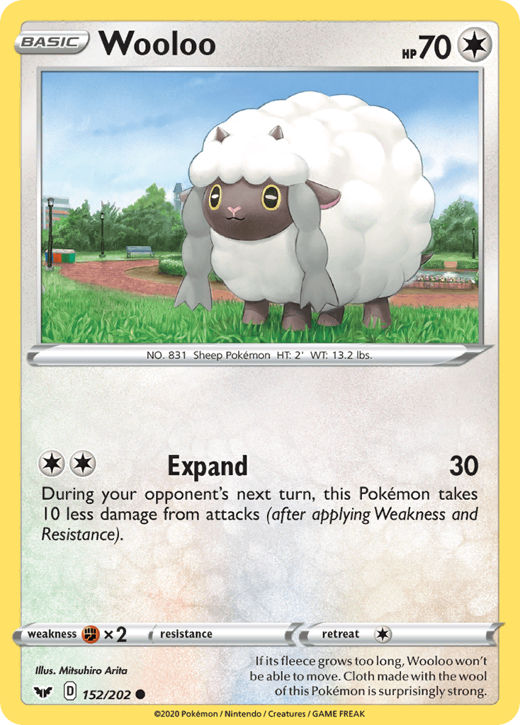 Wooloo (152/202) [Sword & Shield: Base Set] - POKÉ JEUX