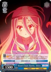 Word Chain Battle, Shiro (NGL/S58-E087 U) [No Game No Life] - POKÉ JEUX