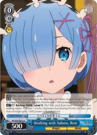 Working with Subaru, Rem (RZ/S55-E072 U) [Re:ZERO Vol.2] - POKÉ JEUX