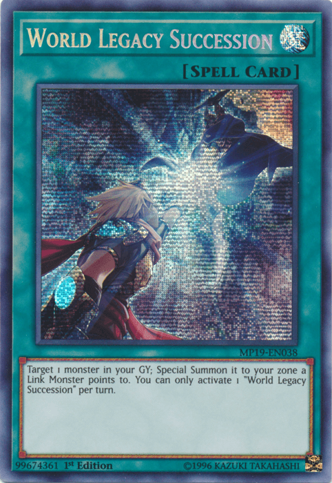 World Legacy Succession [MP19-EN038] Prismatic Secret Rare - POKÉ JEUX