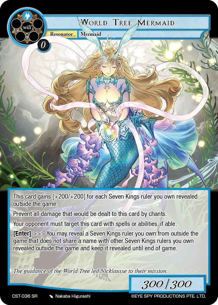 World Tree Mermaid (CST-036 SR) [Clash of the Star Trees] - POKÉ JEUX