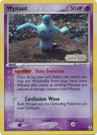 Wynaut (71/92) (Stamped) [EX: Legend Maker] - POKÉ JEUX