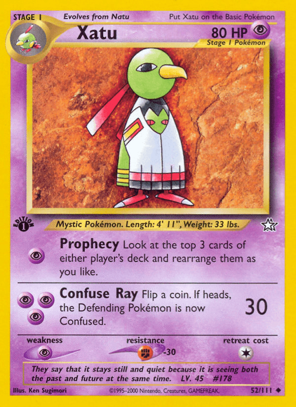 Xatu (52/111) [Neo Genesis 1st Edition] - POKÉ JEUX