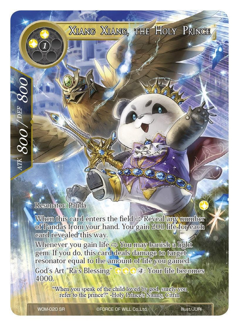 Xiang Xiang, the Holy Prince (Full Art) (WOM-020) [Winds of the Ominous Moon] - POKÉ JEUX