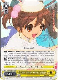 Xmas Party, Kyon's Sister (SY/W08-E003S SR) [The Melancholy of Haruhi Suzumiya] - POKÉ JEUX