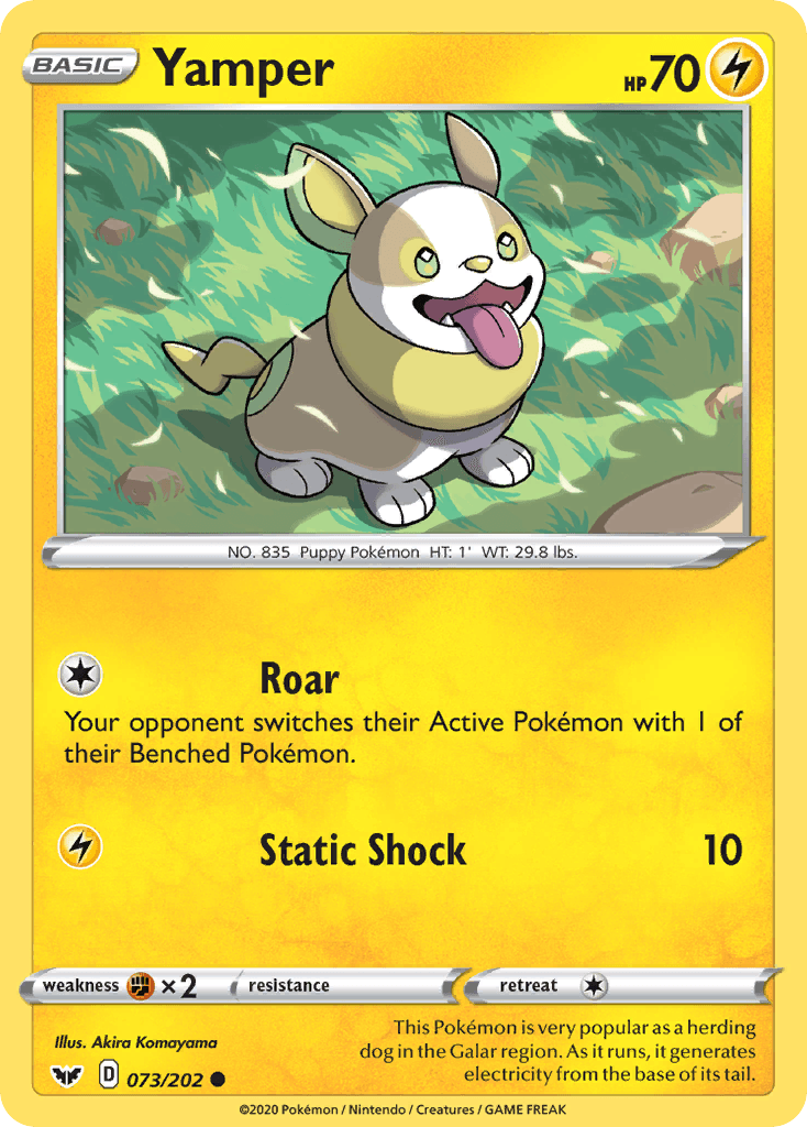 Yamper (073/202) [Sword & Shield: Base Set] - POKÉ JEUX