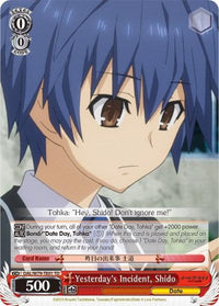 Yesterday's Incident, Shido (DAL/W79-TE01 TD) [Date A Live] - POKÉ JEUX