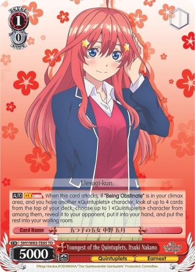 Youngest of the Quintuplets, Itsuki Nakano (5HY/W83-TE85 TD) [The Quintessential Quintuplets] - POKÉ JEUX