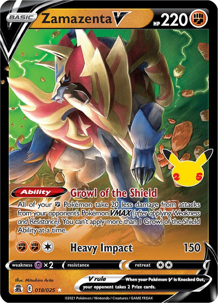 Zamazenta V (018/025) [Celebrations: 25th Anniversary] - POKÉ JEUX