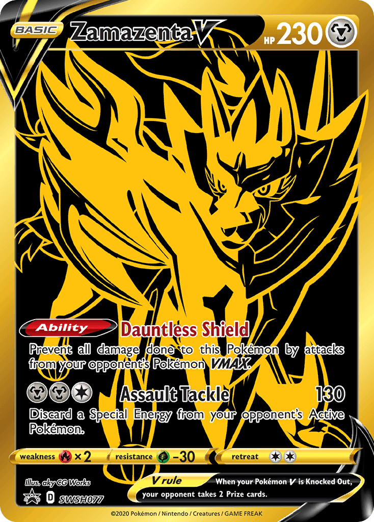 Zamazenta V (SWSH077) [Sword & Shield: Black Star Promos] - POKÉ JEUX