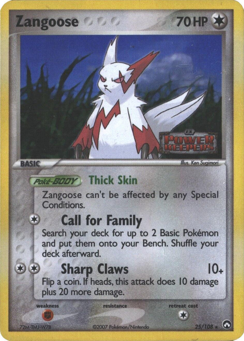 Zangoose (25/108) (Stamped) [EX: Power Keepers] - POKÉ JEUX