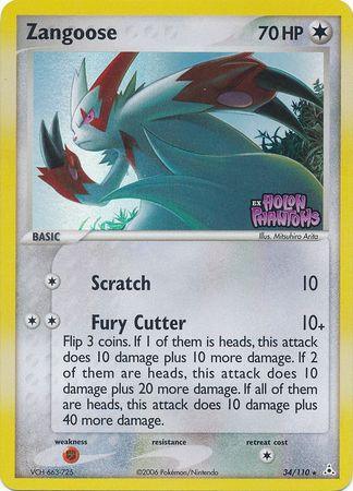 Zangoose (34/110) (Stamped) [EX: Holon Phantoms] - POKÉ JEUX