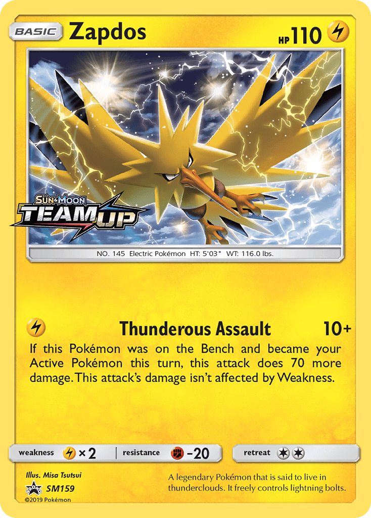 Zapdos (SM159) [Sun & Moon: Black Star Promos] - POKÉ JEUX