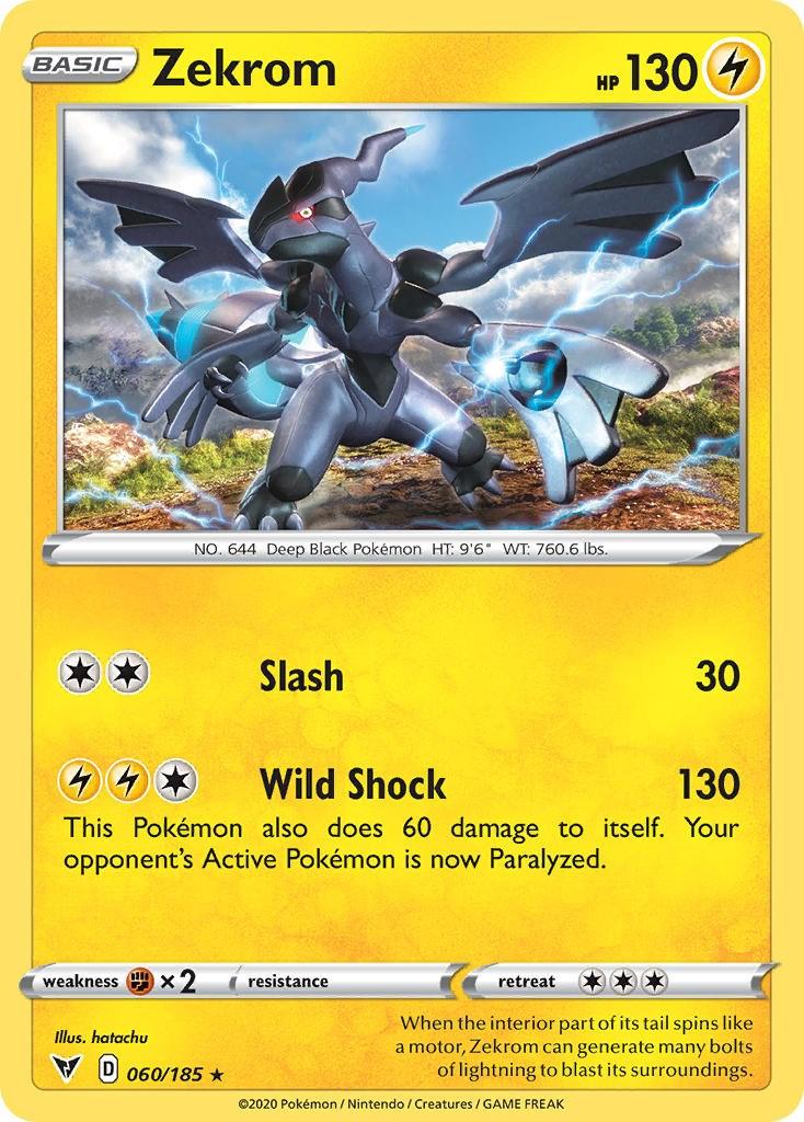 Zekrom (060/185) (Cosmos Holo) [Sword & Shield: Black Star Promos] - POKÉ JEUX