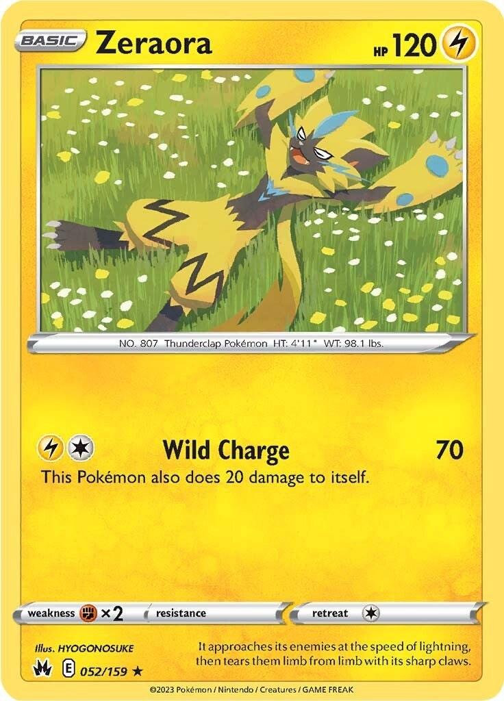 Zeraora (052/159) [Sword & Shield: Crown Zenith] - POKÉ JEUX