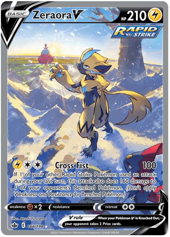 Zeraora V (166/198) [Sword & Shield: Chilling Reign] - POKÉ JEUX