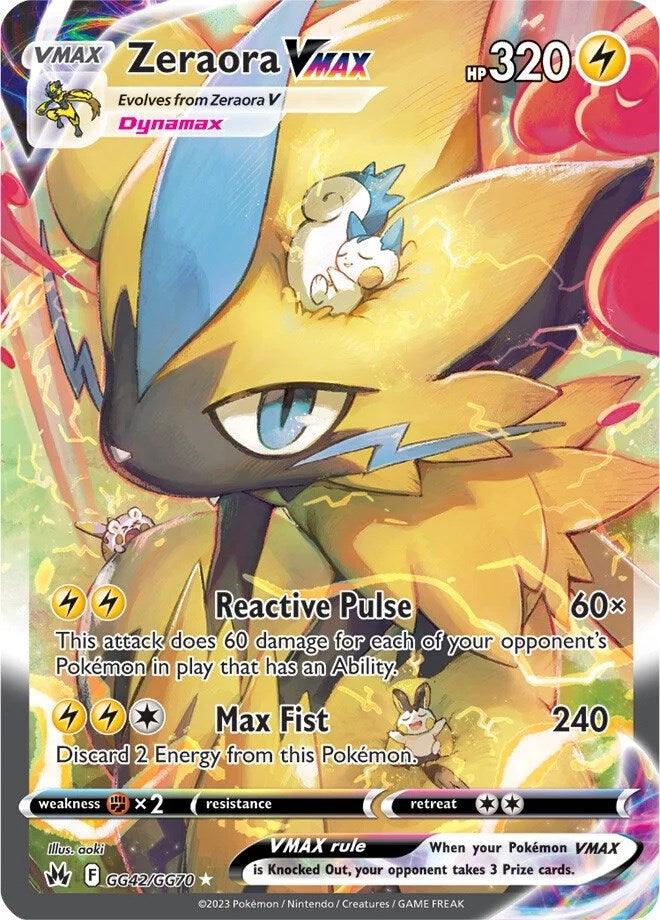 Zeraora VMAX (GG42/GG70) [Sword & Shield: Crown Zenith] - POKÉ JEUX