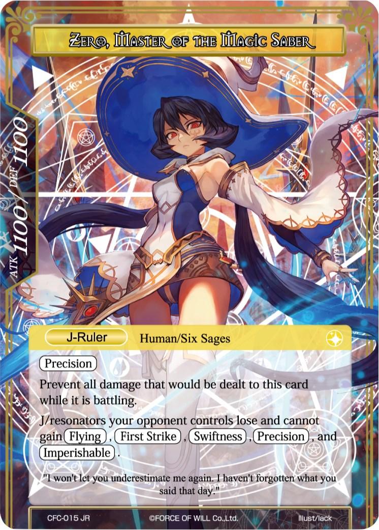 Zero, Six Sage of Light // Zero, Master of the Magic Saber (CFC-015/J) [Curse of the Frozen Casket] - POKÉ JEUX