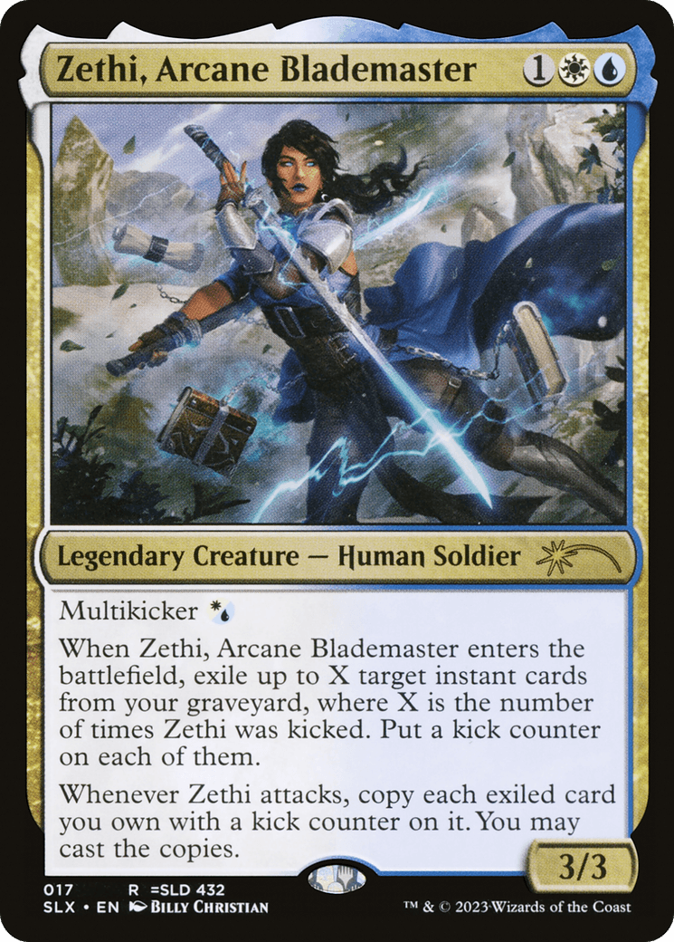 Zethi, Arcane Blademaster [Secret Lair: Universes Within] - POKÉ JEUX