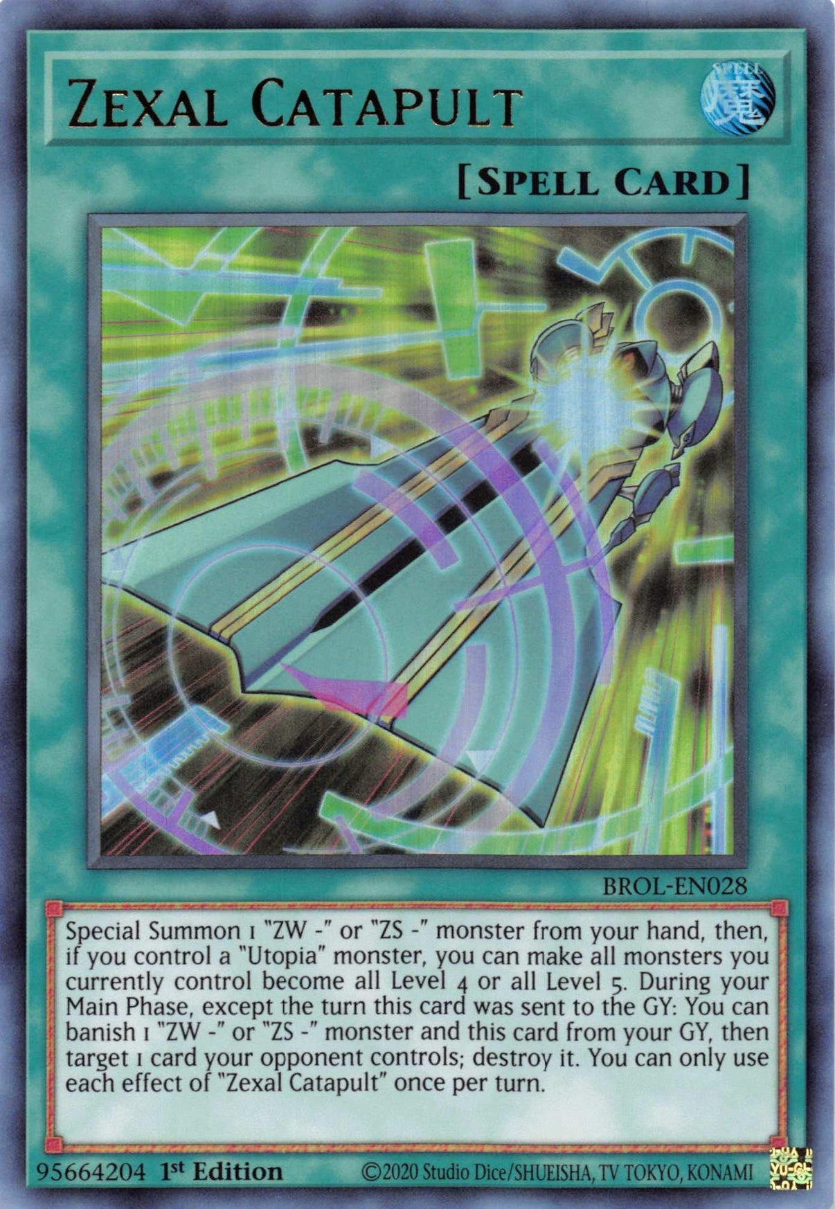 Zexal Catapult [BROL-EN028] Ultra Rare - POKÉ JEUX