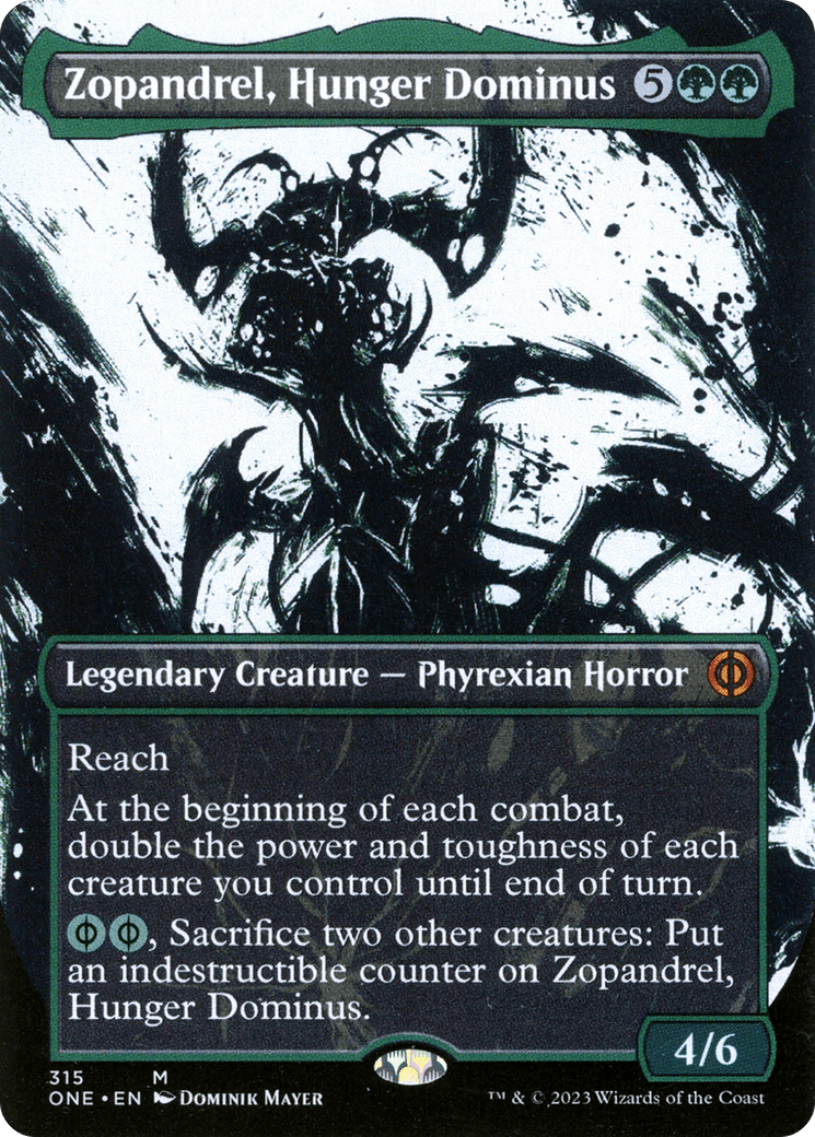 Zopandrel, Hunger Dominus (Borderless Ichor) [Phyrexia: All Will Be One] - POKÉ JEUX