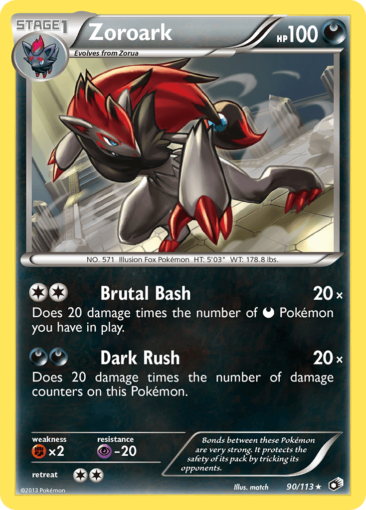 Zoroark (90/113) (Theme Deck Exclusive) [Black & White: Legendary Treasures] - POKÉ JEUX