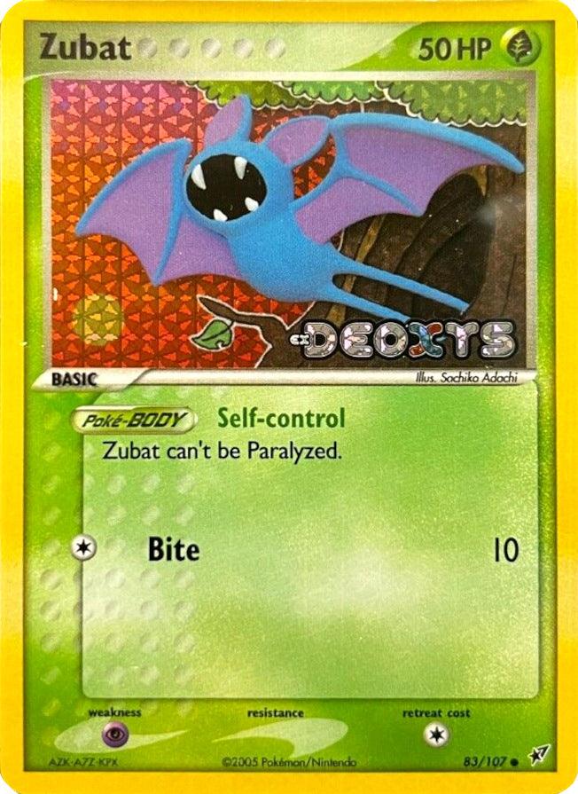 Zubat (83/107) (Stamped) [EX: Deoxys] - POKÉ JEUX