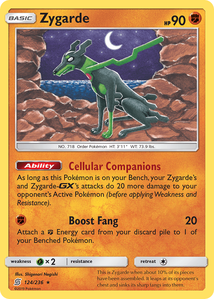 Zygarde (124/236) [Sun & Moon: Unified Minds] - POKÉ JEUX